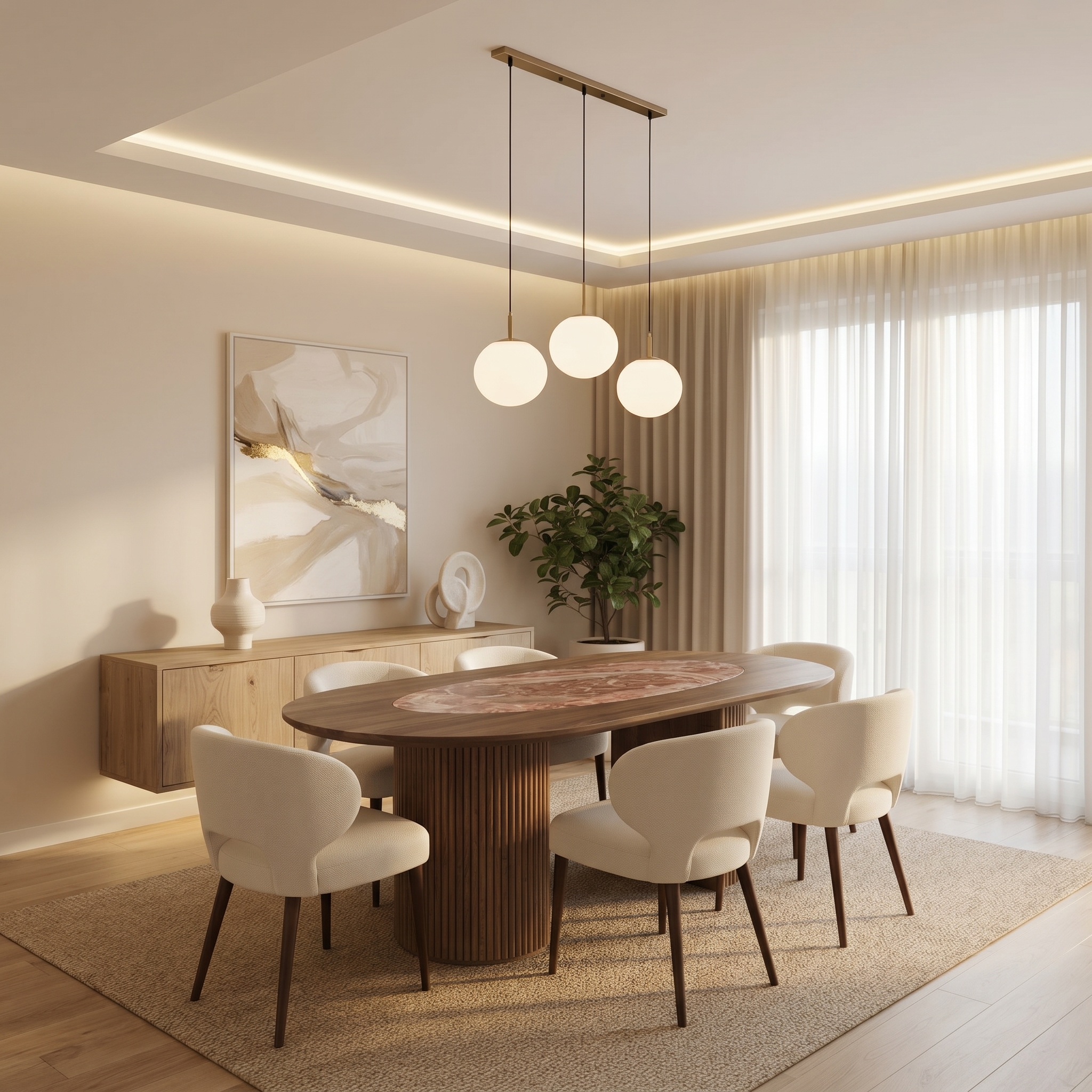 The Aurum — Walnut and Golden Onyx